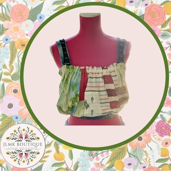 ANTHROPOLOGIE CRAFTED CROP TOP - Picture 2 of 8